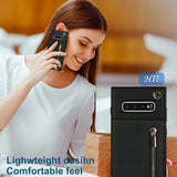 New Crossbody Zipper Wallet Phone Case For Samsung S10 Plus