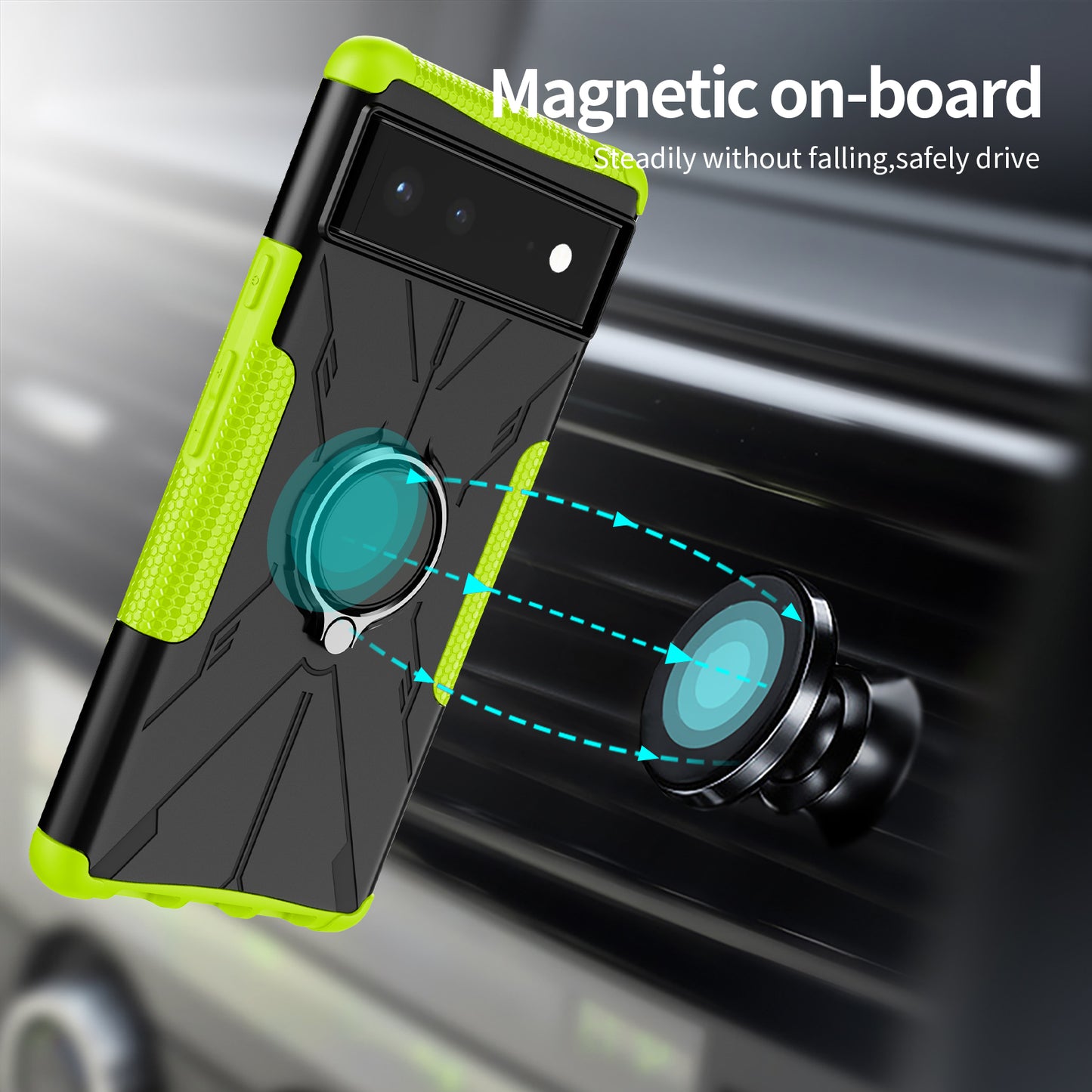Coque Robot Defender 3 en 1 haute résistance pour Google Pixel 6