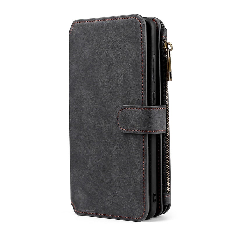 Multifunctional Magnetic Card Wallet Phone Case For Samsung A42 5G