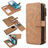 Multifunctional Magnetic Card Wallet Phone Case For Samsung A Series