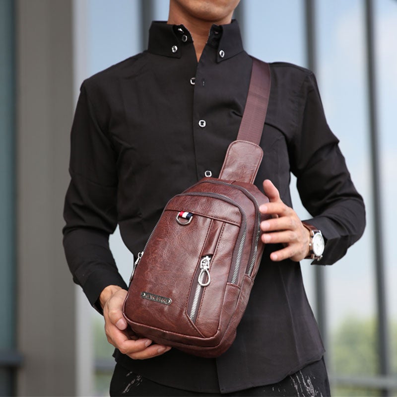 Sac de poitrine léger et grande capacité pour homme