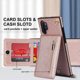 New Crossbody Zipper Wallet Phone Case For Samsung Note10 Plus
