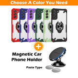 New Upgrade Luxury Anti-fall Airbag Ring Bracket Case For Samsung S21 Plus 5G