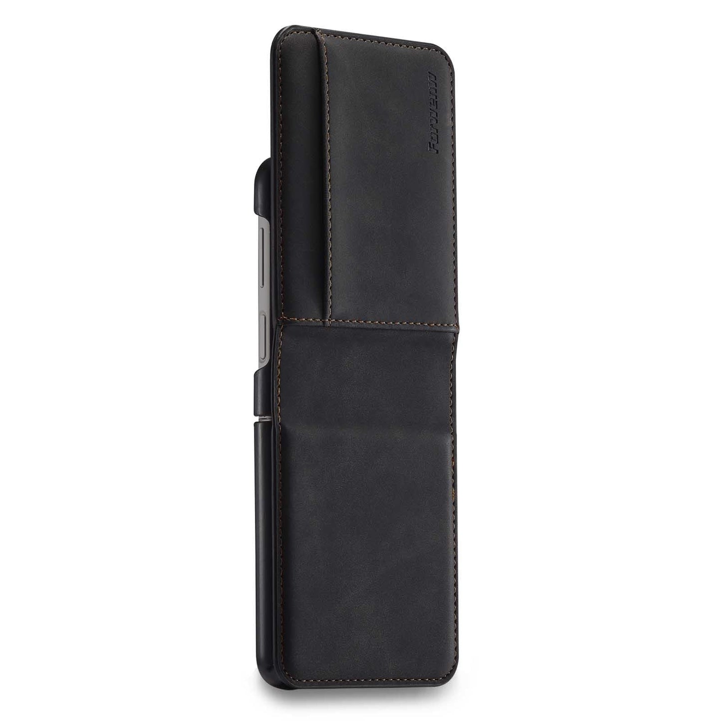Étui portefeuille à rabat en cuir de luxe pour Samsung Galaxy Z Flip3 5G