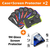 Robot 3 in 1 Heavy Duty Defender Case For iPhone 12