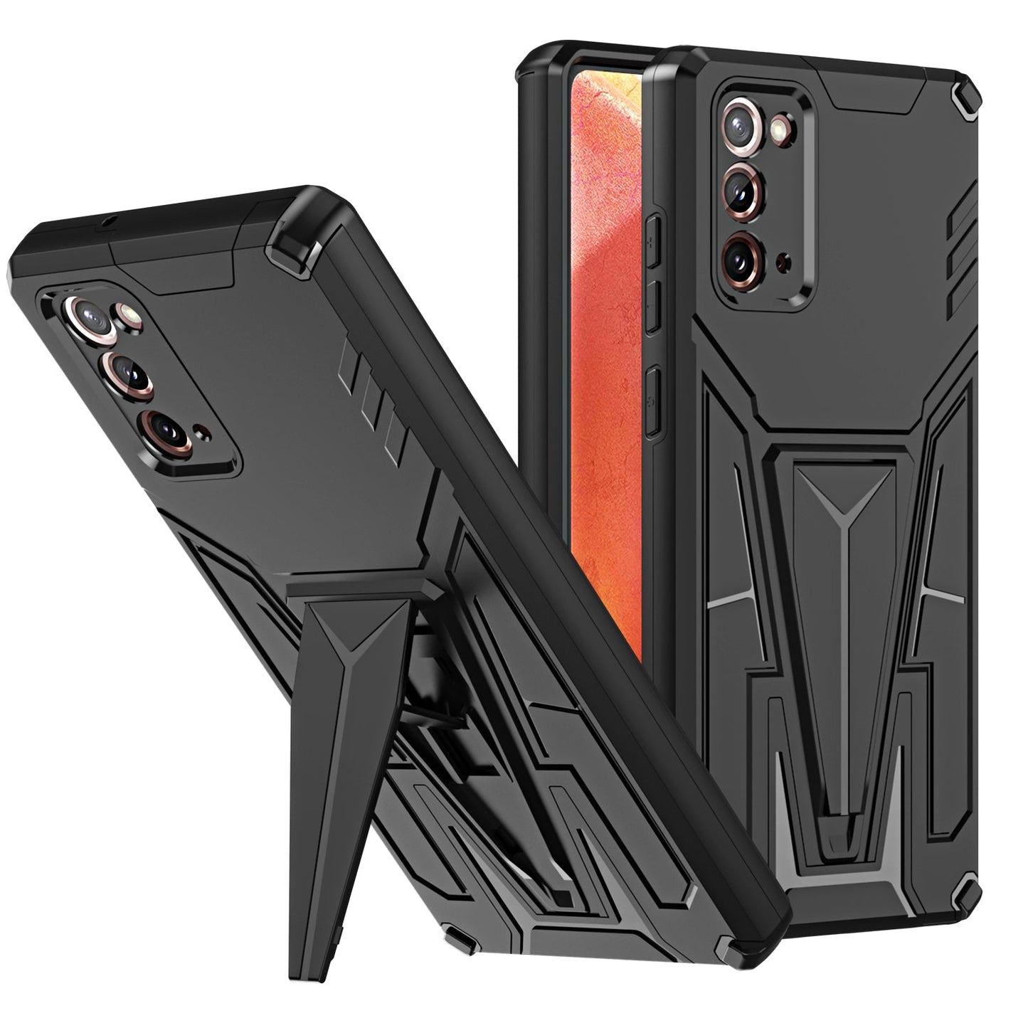 Nouvel Étui de Téléphone Magnétique Renforcé Extraordinaire pour Samsung Note20