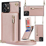 New Crossbody Zipper Wallet Phone Case For iPhone 13 Series
