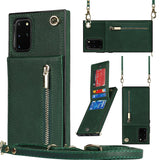 New Crossbody Zipper Wallet Phone Case For Samsung S20 Plus