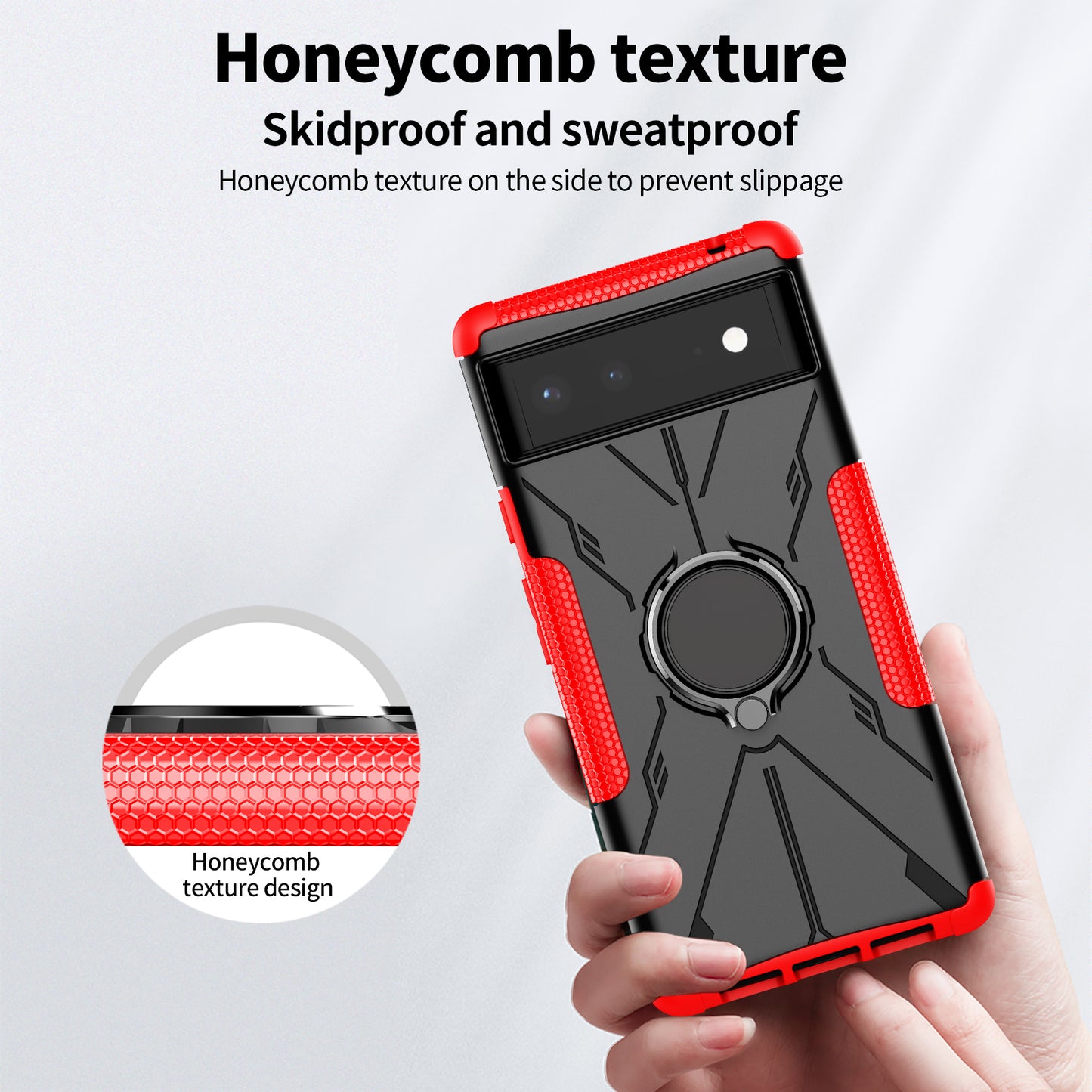 Coque Robot Defender 3 en 1 haute résistance pour Google Pixel 6