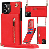 New Crossbody Zipper Wallet Phone Case For iPhone 13 Series