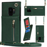 New Crossbody Zipper Wallet Phone Case For Samsung S9
