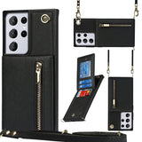 New Crossbody Zipper Wallet Phone Case For Samsung