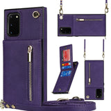 New Crossbody Zipper Wallet Phone Case For Samsung Note20/Note20 5G