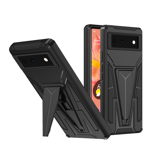 New Extraordinary Armor Bracket Magnetic Case For Google Pixel 6