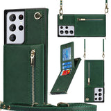 New Crossbody Zipper Wallet Phone Case For Samsung