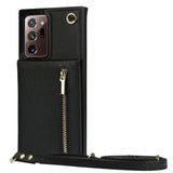 New Crossbody Zipper Wallet Phone Case For Samsung Note20 Ultra