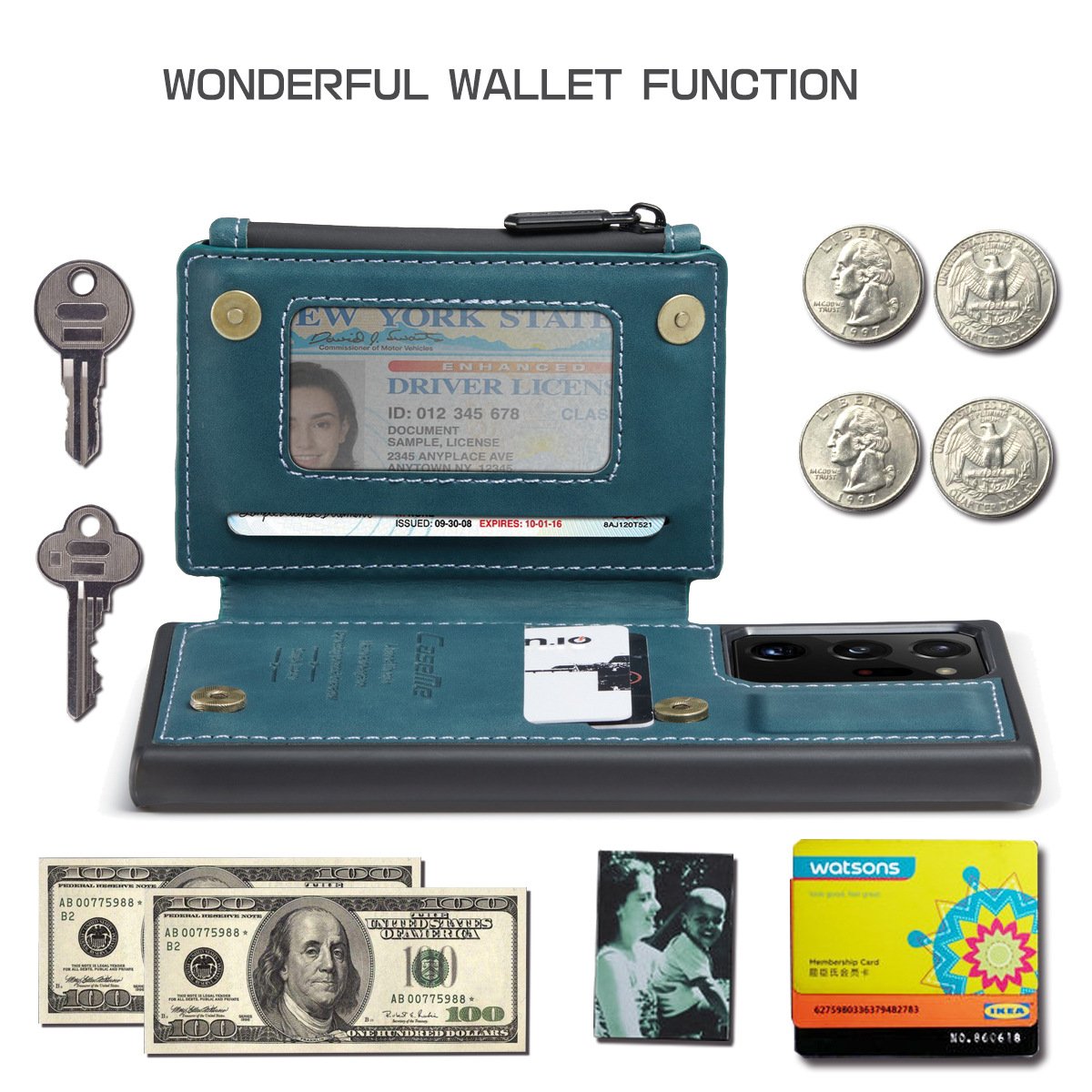 New Luxury Multifunctional Wallet Phone Case For Samsung
