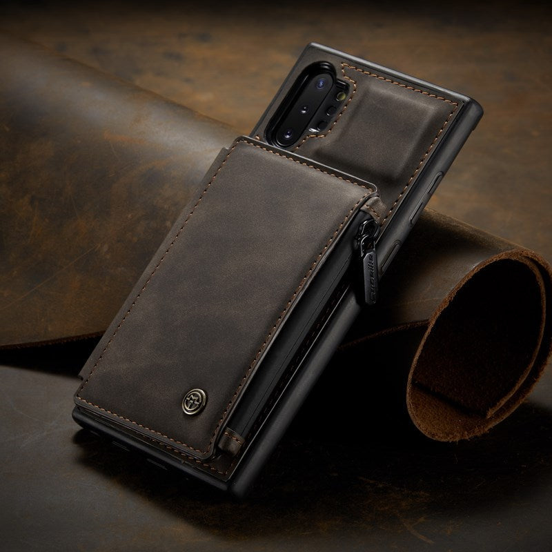 Nouvel étui portefeuille multifonction de luxe pour Samsung Note10 Plus