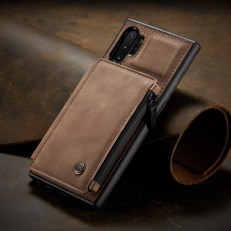 Nouvel étui portefeuille multifonction de luxe pour Samsung Note10 Plus