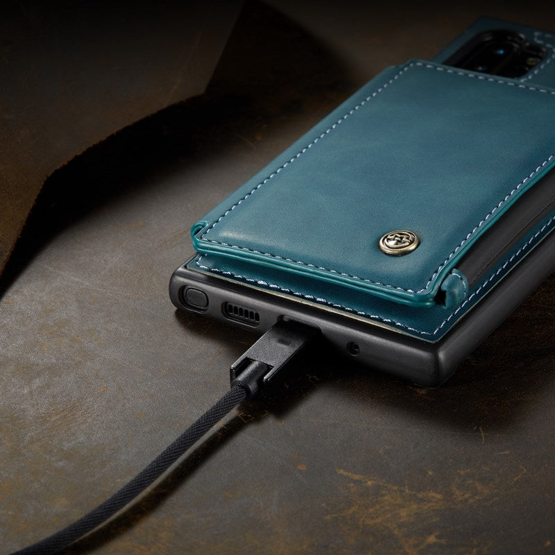 Nouvel étui portefeuille multifonction de luxe pour Samsung Note10 Plus