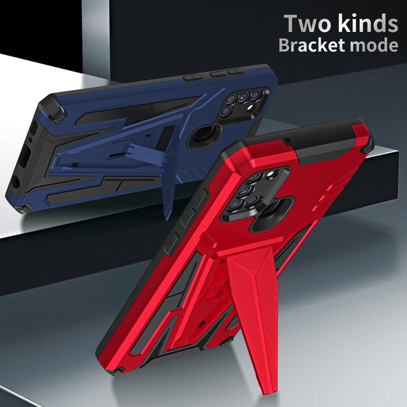 New Extraordinary Armor Bracket Magnetic Phone Case For Samsung A21 (US)