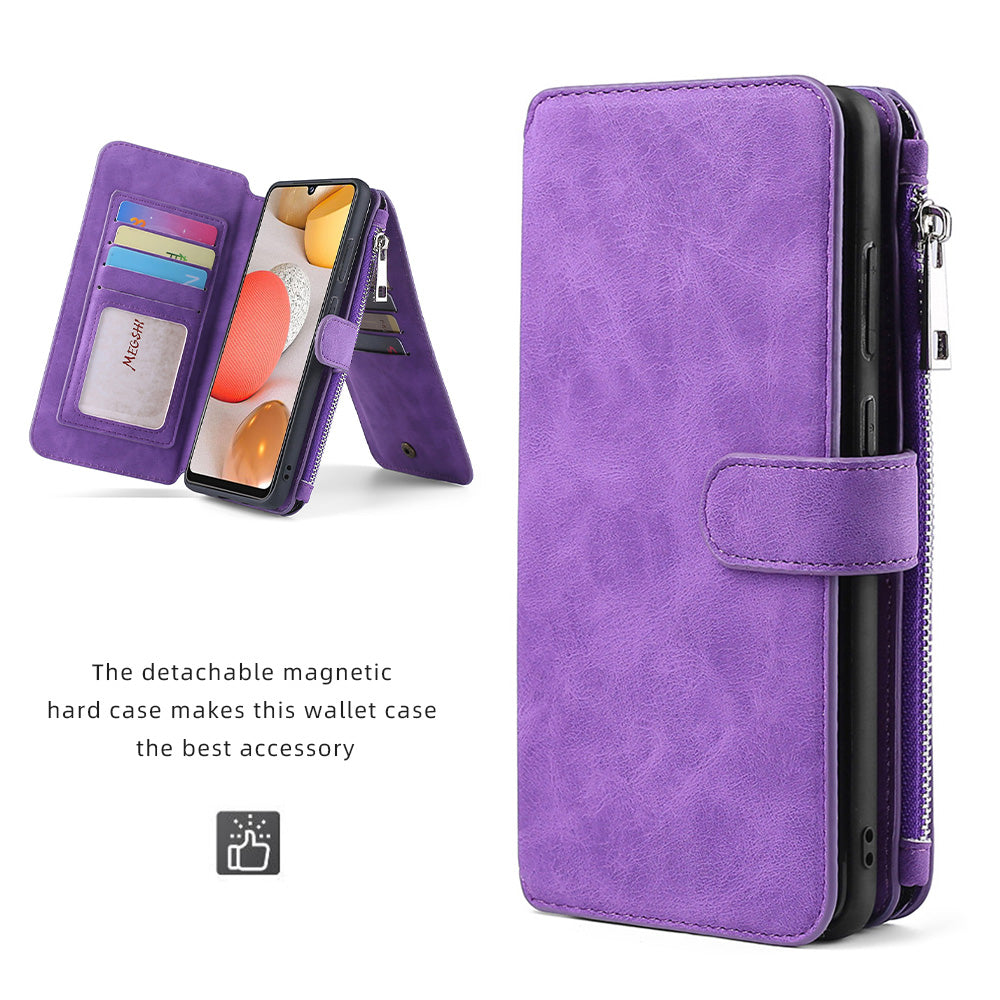 Multifunctional Magnetic Card Wallet Phone Case For Samsung A42 5G