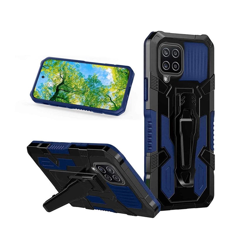 Phone Warrior Multi-function Bracket Belt Clip Case For Samsung A12