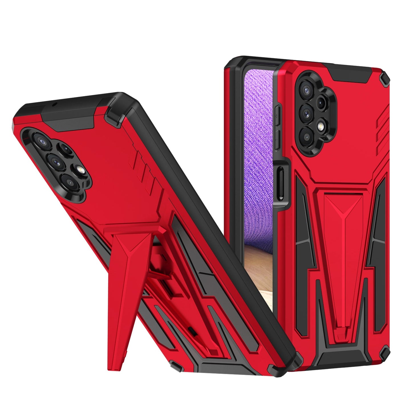 Nouvel Étui de Téléphone Magnétique avec Support d'Armure Extraordinaire pour Samsung A32 5G