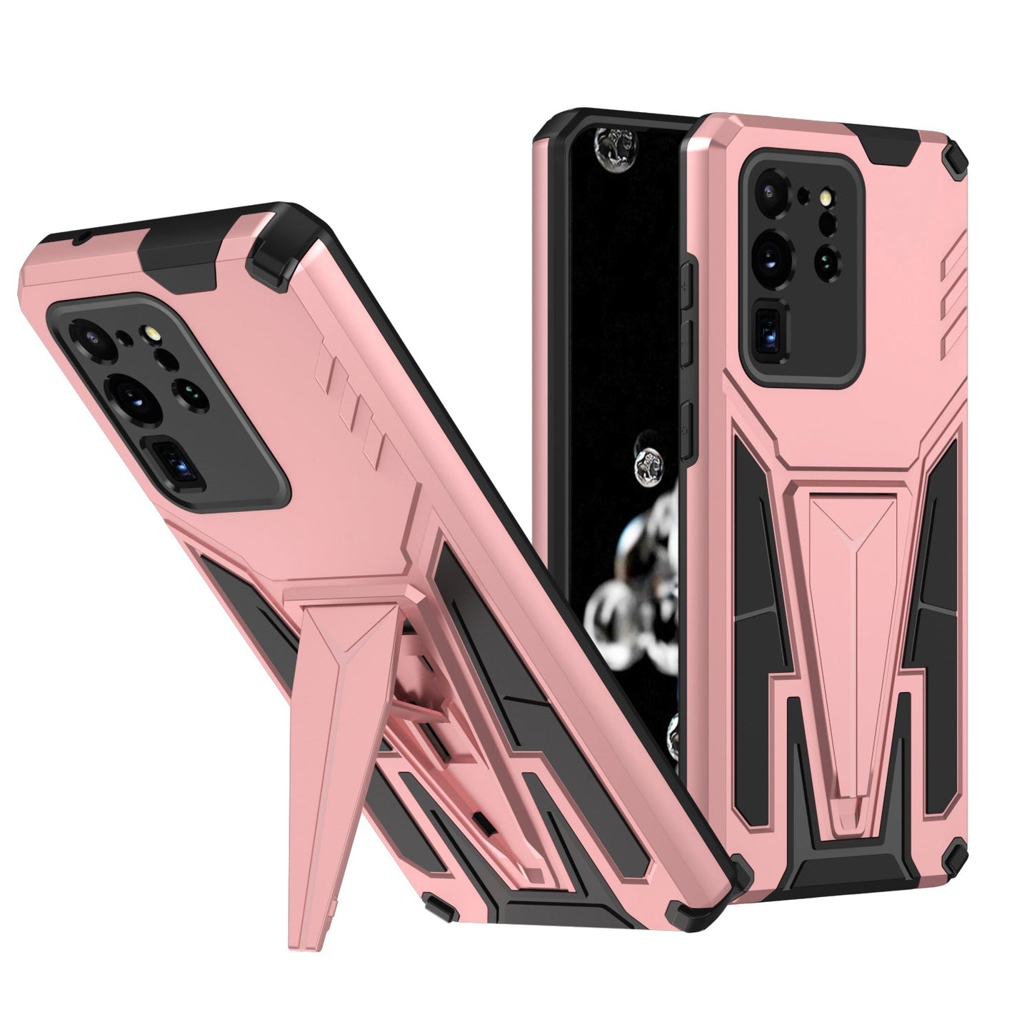 New Extraordinary Armor Bracket Magnetic Phone Case For Samsung S20 Ultra
