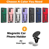 New Extraordinary Armor Bracket Magnetic Phone Case For Samsung Note20