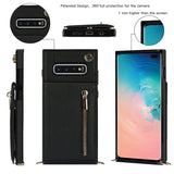 New Crossbody Zipper Wallet Phone Case For Samsung S10 Plus