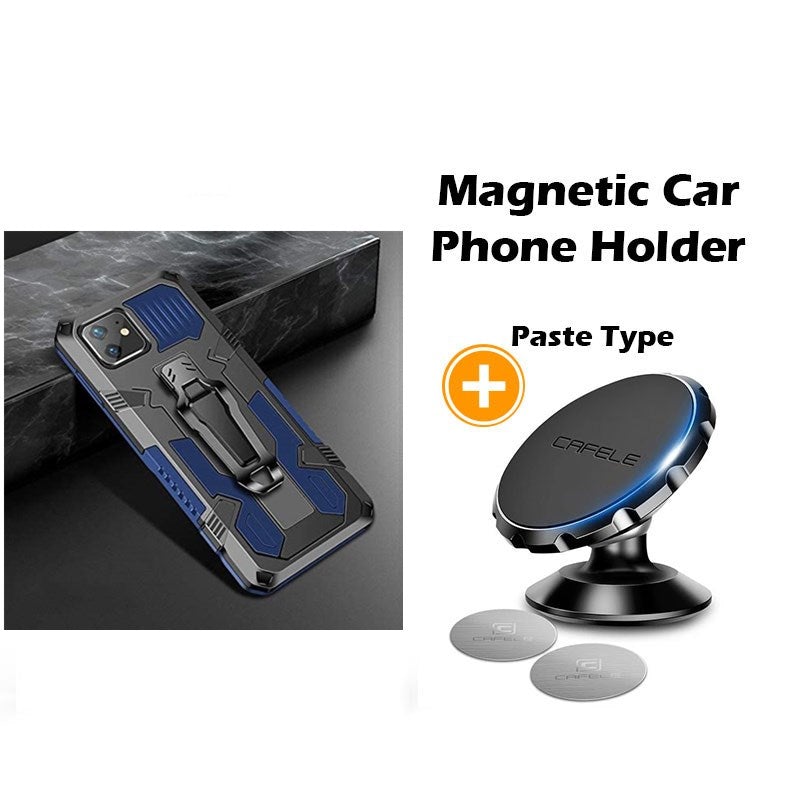 Étui de téléphone multifonction avec clip de ceinture Phone Warrior pour iPhone série 12