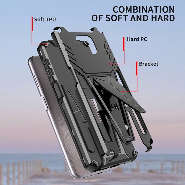 New Extraordinary Armor Bracket Magnetic Case For Moto G Power 2021