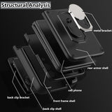 Ultra-thin Folding All-inclusive Anti-fall Back Clip Shell For Samsung Galaxy Z Flip3 5G