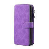Multifunctional Magnetic Card Wallet Phone Case For Samsung A42 5G
