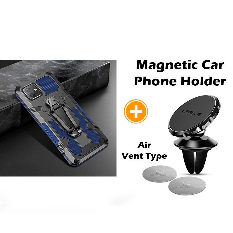 Étui de téléphone multifonction avec clip de ceinture Phone Warrior pour iPhone série 12