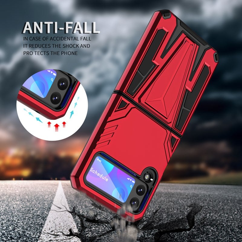 Nouvelle Coque de Téléphone Magnétique Renforcée pour Samsung Galaxy Z Flip3 5G