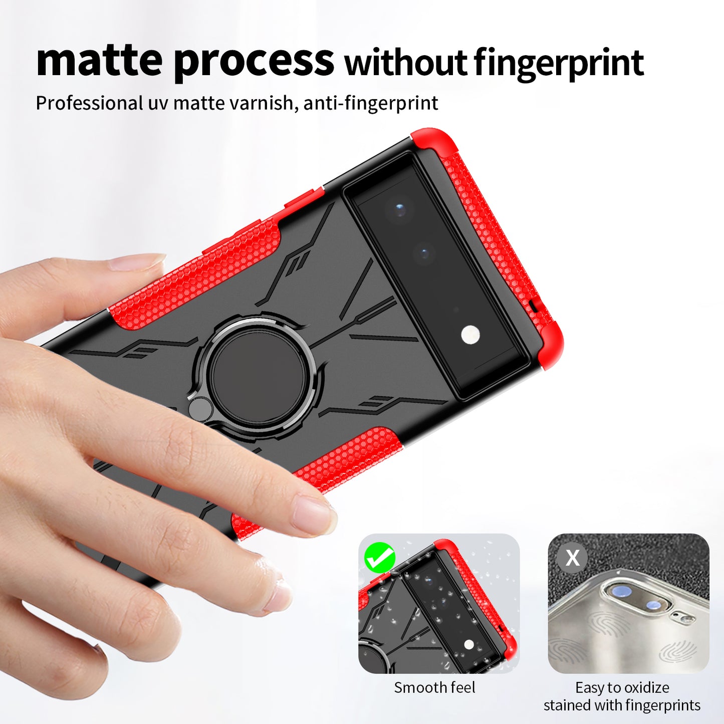 Coque Robot Defender 3 en 1 haute résistance pour Google Pixel 6