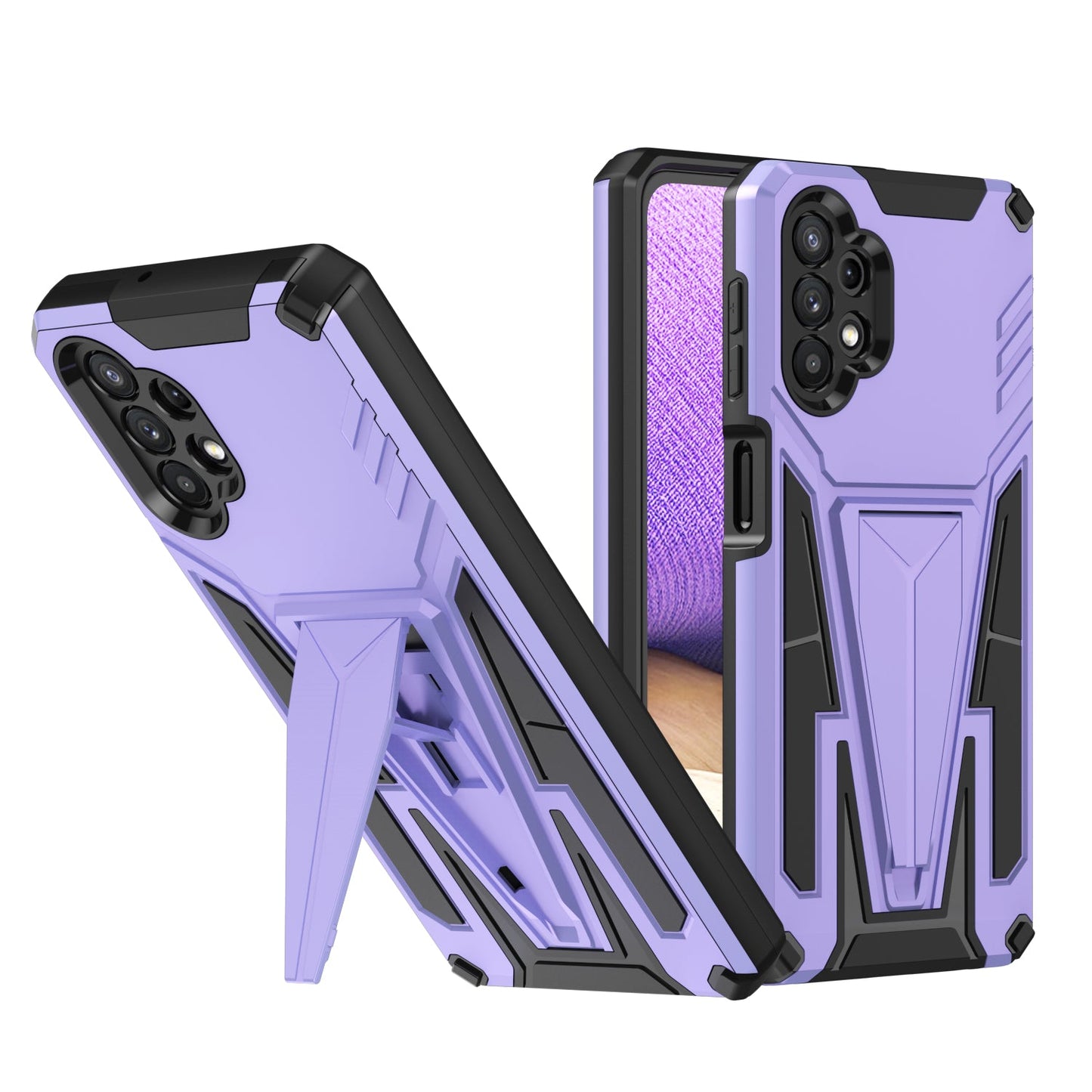 Nouvel Étui de Téléphone Magnétique avec Support d'Armure Extraordinaire pour Samsung A32 5G