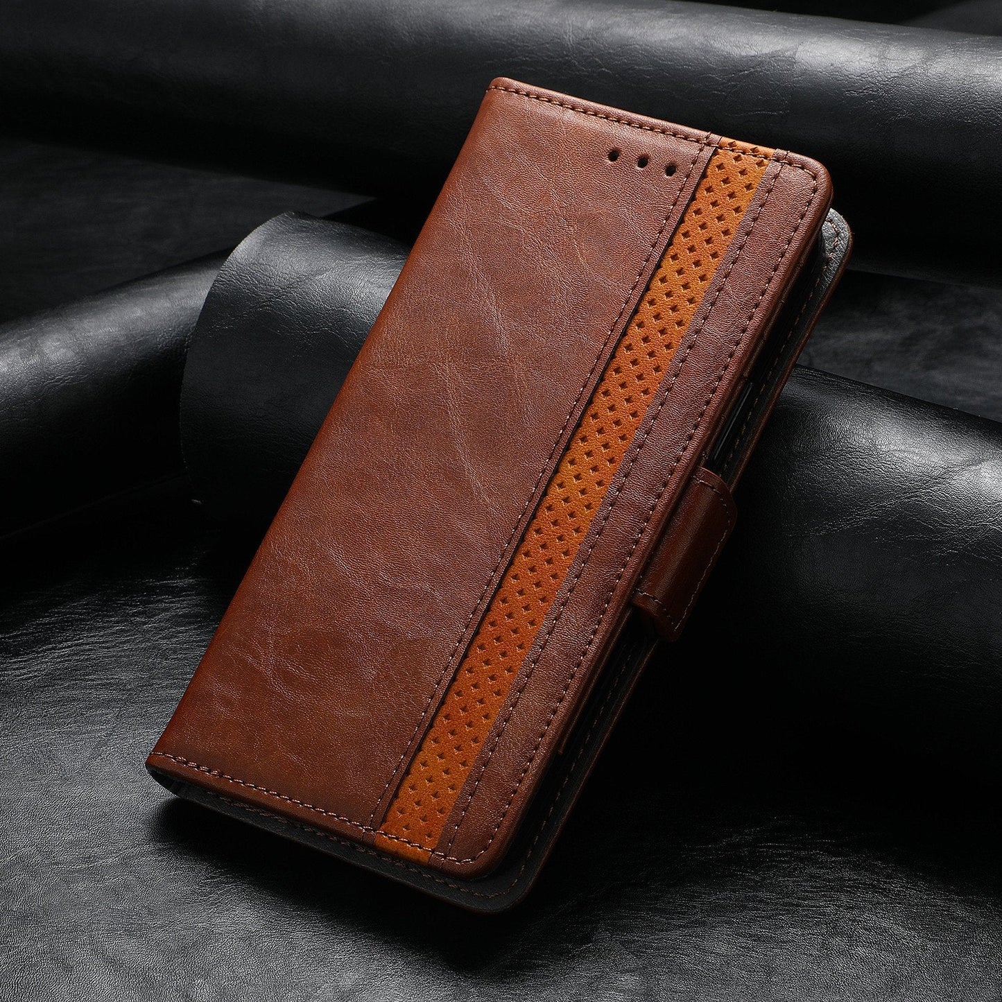 Magnetic Leather Phone Case For Samsung Galaxy Z Fold3 5G