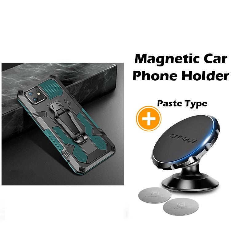 Étui de téléphone multifonction avec clip de ceinture Phone Warrior pour iPhone série 12