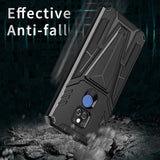 New Extraordinary Armor Bracket Magnetic Case For Moto G Play 2021