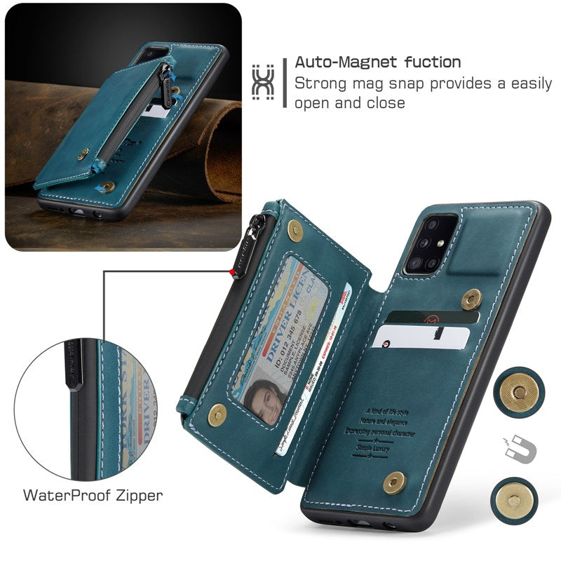 New Luxury Multifunctional Wallet Phone Case For Samsung A51