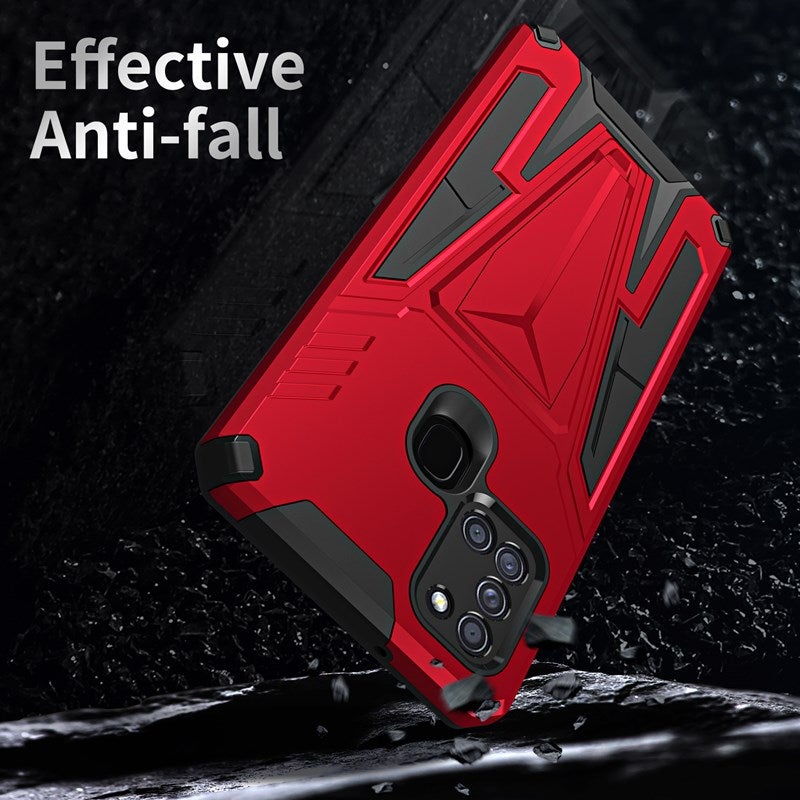 New Extraordinary Armor Bracket Magnetic Phone Case For Samsung A21 (US)