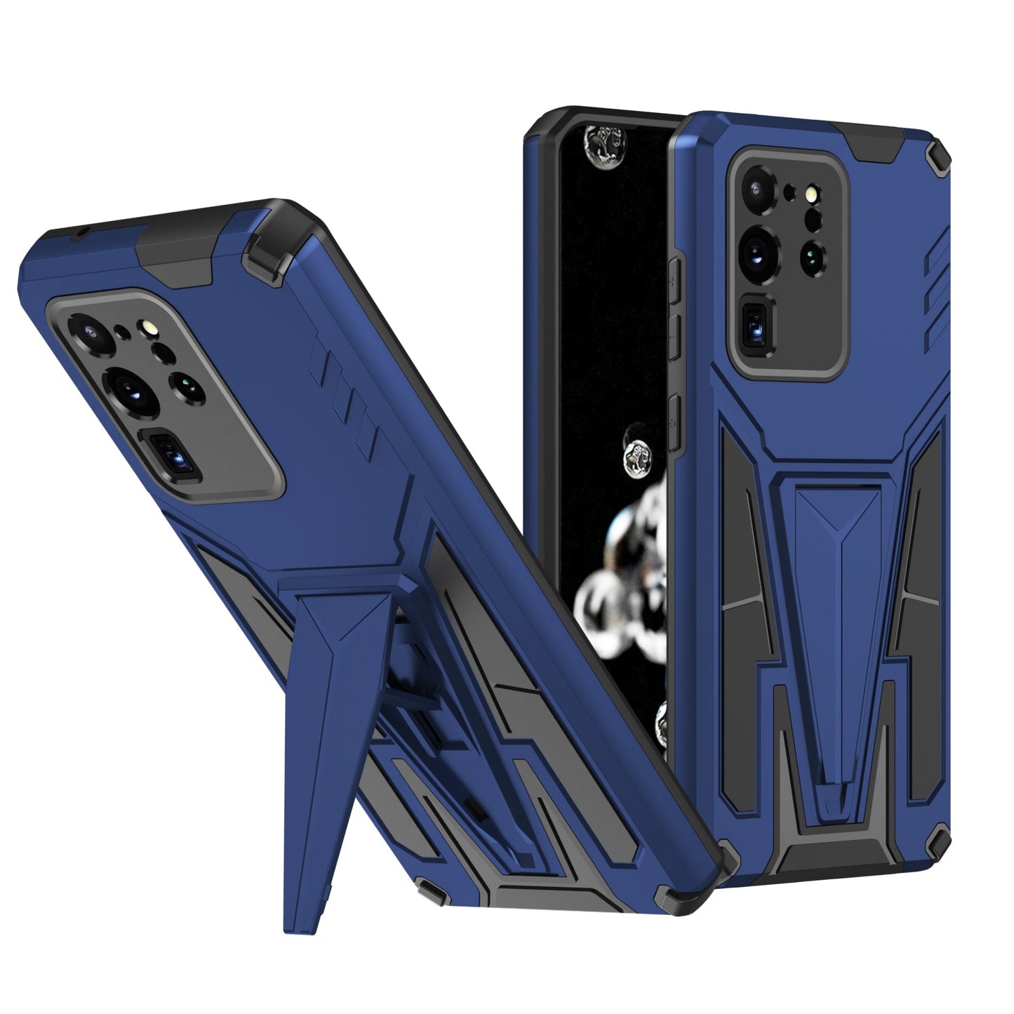 New Extraordinary Armor Bracket Magnetic Phone Case For Samsung S20 Ultra
