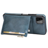 New Upgrade Multifunctional Wallet Zipper Phone Case  For Samsung A22 5G