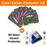 Robot 3 in 1 Heavy Duty Defender Case For iPhone 12 Pro Max