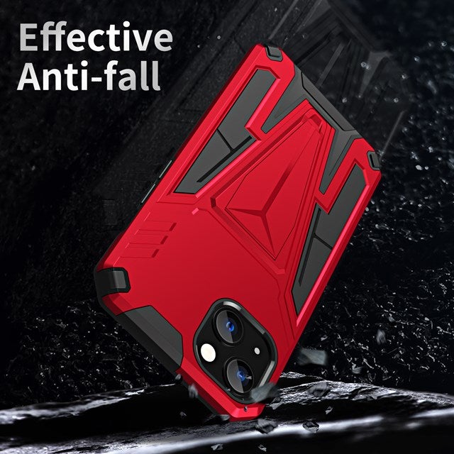 Nouvelle coque de téléphone magnétique pour iPhone 13 avec support d'armure extraordinaire