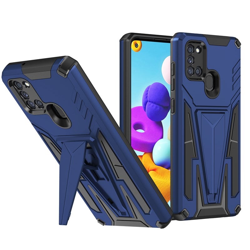 New Extraordinary Armor Bracket Magnetic Phone Case For Samsung A21 (US)