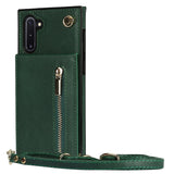 New Crossbody Zipper Wallet Phone Case For Samsung Note10
